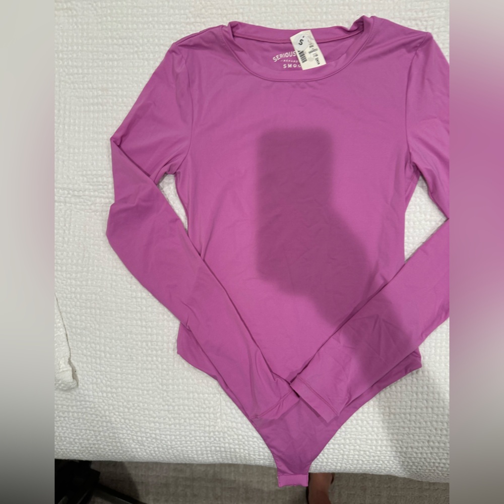 Aeropostale Soft Smooth Pink Bodysuit Top
